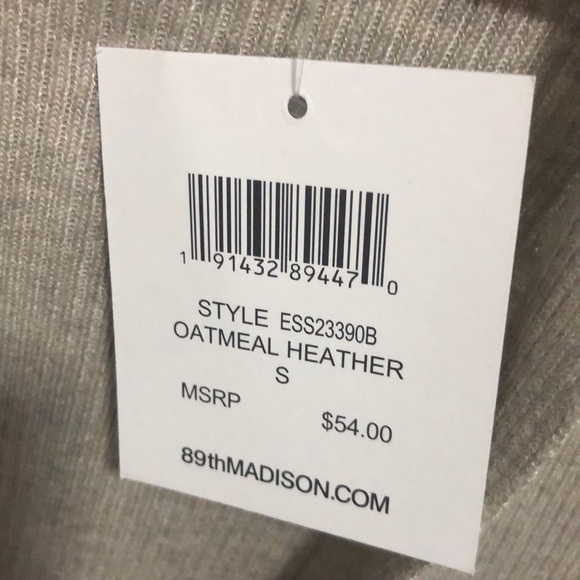 Tan colored knit cardigan - Picture 2 of 4